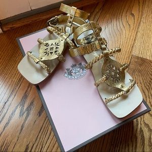 juicy couture gladiator sandals